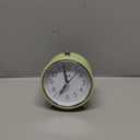 Equity 5" Silent Sweeping Quartz Metal Alarm Clock-Light Green (Model 20090)