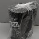 Anzoymx Bathroom Trash Cans Black Stainless Steel Small Garbage Can with Pop up Lid, 1.8 Gallons Dog Proof Narrow Wastebasket, Slim Litter Trash Bins for Bedroom, Toilet, Office