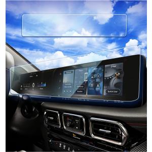 2026 Nissan Sentra Screen Protector is a Continuous for 2026 Sentra SV SR SL Screen Protector Dual 12.3inch Accessories Tempered Glass Protective Film(NOT FOR S)