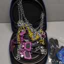 Auto Tightening Snow Chains for Car  Quick Fit, Easy Installation, Reusable Universal Tire Chains for Winter Emergency Traction (Set of 2) (SP1550A)