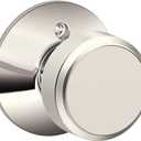 SCHLAGE Bowery Knob Non-Turning Lock, Polished Nickel (F170 BWE 618)