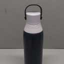 Brita Stainless Steel Premium Filtering Water Bottle, BPA-Free, Reusable, Insulated, Replaces 300 Plastic Water Bottles, Filter Lasts 2 Months or 40 Gallons, Includes 1 Filter, Carbon - 20 oz