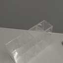 CORE HOME Multi-Purpose Easy Slide Four Drawer Storage Bin Tabletop Organizer 6.75 x 9.75 Inch Acrylic Clear