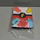 Trading Card Binder 4 Pocket, Card Binder 400 Pockets Card Book Holder with 50 Removable Sleeves, Portable Collectible Game Card Albums Gifts (Small)