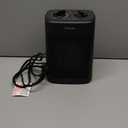 Space Heater, 1500W Electric Heaters Indoor Portable with Thermostat, PTC Fast Heating Ceramic Room Small Heater with Heating and Fan Modes for Bedroom, Office and Indoor Use (Black)