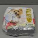 Paw Inspired 32ct Disposable Dog Diapers | Female Dog Diapers Ultra Protection | Diapers for Dogs in Heat, Excitable Urination, or Incontinence (X-Small)