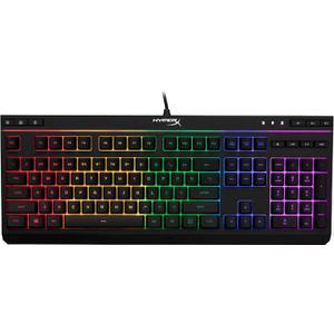 HyperX Alloy Core RGB – Membrane Gaming Keyboard, Comfortable Quiet Silent Keys with RGB LED Lighting Effects, Spill Resistant, Dedicated Media Keys, Compatible with Windows 10/8.1/8/7 – Black