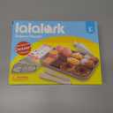 lalalark Cookie Play Food Set, Toddler Pretend Toys, 17 PCS Kitchen Toy Food Sets with Plastic Cookies, Baking Menu, Bakery Tray, and Play Money for Boys and Girls, Birthday Gift for Kids