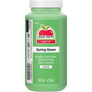 Apple Barrel 22491E ACRYLIC PAINT, 16 oz, Spring Green