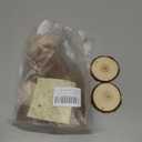 Fuyit Natural Wood Slices 30 Pcs 2.8-3.1 Inches Craft Wood Kit Unfinished Predrilled with Hole Wooden Circles Tree Slices for Arts and Crafts Christmas Ornaments DIY Crafts