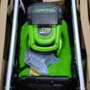 Greenworks 60V 21" Brushless (Push) Cordless Lawn Mower, 5.0Ah Battery (1/2 Acre, Rapid Charger, 4-in-1, LED Lights, IPX4)