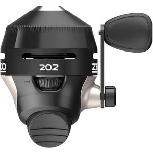 Zebco 202 Spincast Fishing Reel, Right-Hand Retrieve, Durable All-Metal Gears, Stainless Steel Pick-up Pin, Pre-Spooled with 10-Pound Zebco Fishing Line, (Size 30 Reel)