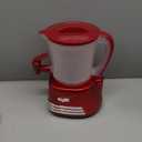 Nostalgia Retro Frother and Hot Chocolate Maker and Dispenser, 32 Oz, for Coffees, Lattes, Cappuccinos, Red