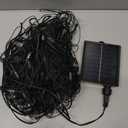 Solar Powered Christmas Net Light Outdoor Mesh Lights for Bushes, 8 Modes Solar Christmas Lights Decorations Outdoor for Garden, Yard, 6Ftx6Ft, Multicolor