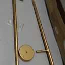 Candle Sconces Long Wall Candle Holder - Set of 2 Gold Long Wall Candle Sconce Retro Chic Wall Sconces Candle Holder Decoration for Dining Room, Living Room, Office, Bathroom
