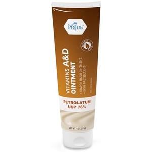 MedPride MPR-30456 Vitamins A and D Ointment, Diaper Rash Skin Protectant, 4 oz. Bottle, Pack of 2