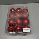 2.36" Christmas Balls Christmas Tree Ornaments Shatterproof Plastic Holiday Ornament Festival Hanging Ball Holiday Decorations Set of 23pcs