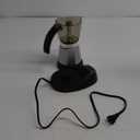 Imusa 6 or 3cup Electric Espresso Maker, Silver