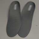 Plantar Fasciitis Feet Insoles Arch Supports Orthotics Inserts Relieve Flat Feet, High Arch (Mens 12-12 1/2 | Womens 14-14 1/2) (Gray)