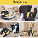 3 x Pet Hair Removal Glove - 2025 Upgraded Electrostatic Pet Hair Remover, Cat & Dog Hair Remover Tool for Couch, Furniture, Carpet, Car Seat, Clothing, Reusable Double Sided Cat Grooming Gloves (2pcs)