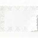 Paper Placemats - 15.5 x 11.7 in,White, 150-Pack - Disposable Lace Doilies for Wedding Tables & Parties