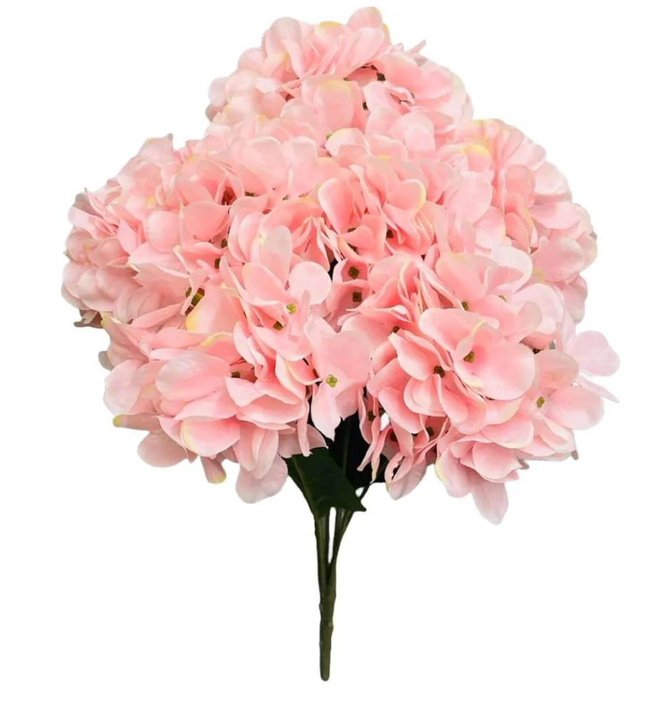 Pink Hydrangea Artificial Flowers