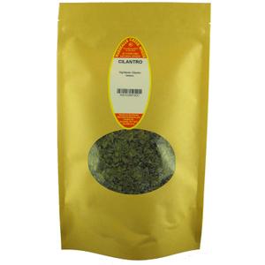 Marshalls Creek Spices CILANTRO 4 ounce XL ECO Friendly Kraft Stand-up Pouch. Premium Quailty EXP: 12/2027