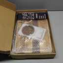 Premium Acacia Wood Sofa Arm Tray Table for Couch | Clip on Food Tray for Wide Armrest | Anti-Slip Wooden Armchair Folding Table for Drinks and Snacks, Remote Controls, Phone, TV Dinners (Deluxe)