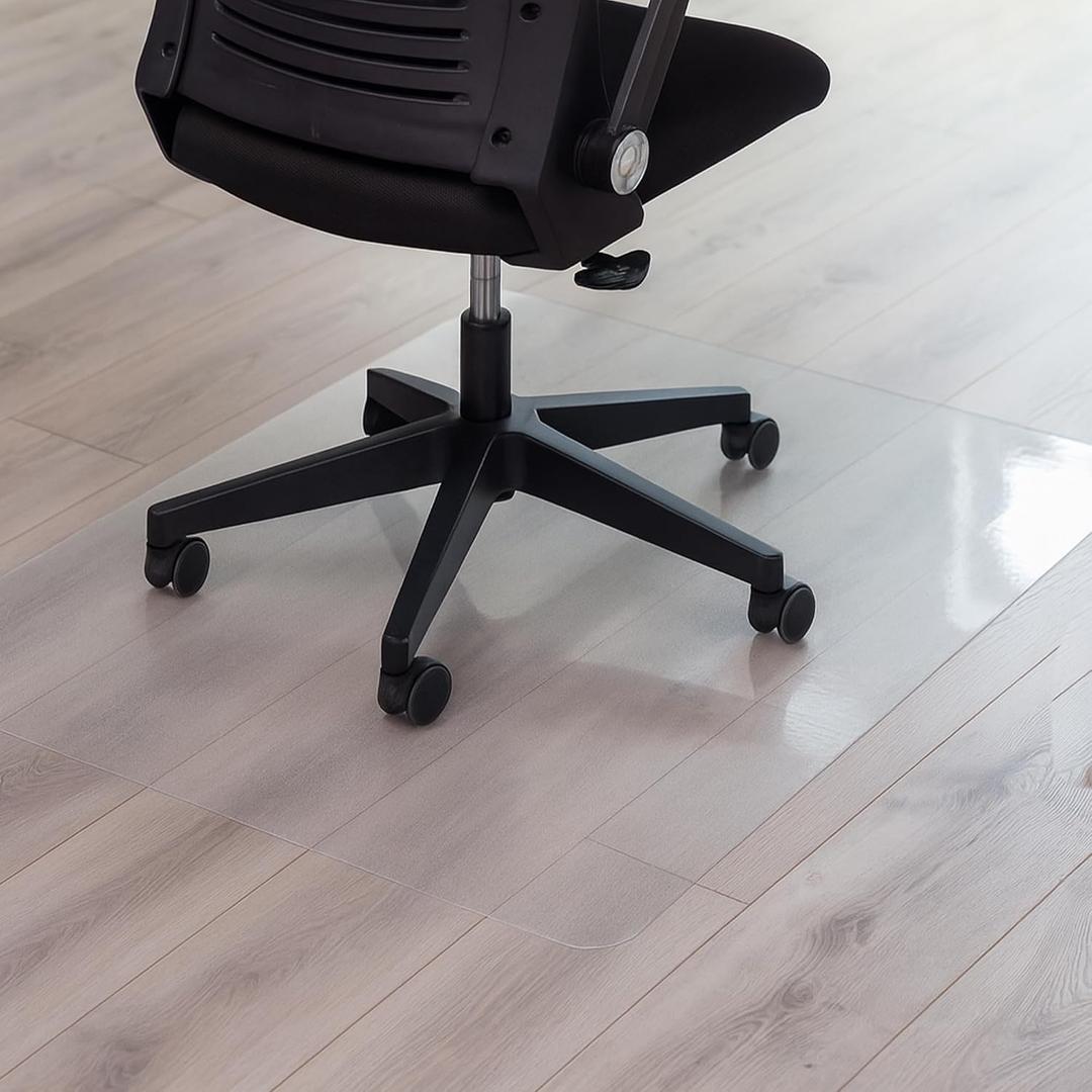 Chair Mat for Carpet 30x48 Inch Office Desk Floor Protector, Computer Chair Mat for Carpet, Durable Carpet Protector Mat, Anti Slip Office Chair Mat Carpet, Chair Mat for Hardwood Floor (Hard-Floor)