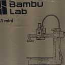 Bambu Lab A1 mini 3D Printer + LED Lamp Kit, Set Up in 20 Mins, High Speed & Precision, Full-Auto Calibration & Active Flow Rate Compensation, 48 dB Quiet FDM 3D Printers