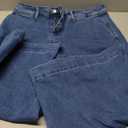 Astylish Capris Jeans for Women Wide Leg High Waisted Stretchy Jean Pants with Slanted Pockets (10, Ashleigh Blue)