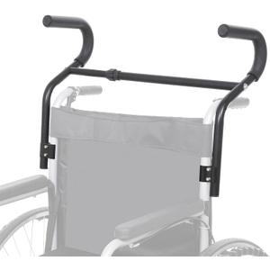 Wheelchair Handle Extender (500lbs Weight Capacity), Curved Handle/Ergonomic Design, Adjustable Wheel Chair Accessories, for Wheelchair, Rallator & Stroller