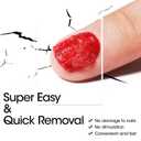 2 x Gellen Gel Nail Polish Remover - 2Pcs Gel Polish Remover for Nails with Cuticle Pusher and Cuticle Oil, Quick & Easy Gel Nail Polish Removal in 2-5 Minutes, No Need Soaking or Wrapping 15ml 0.5fl.oz