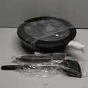 Carbon Steel Wok, 13-Inch, Pre-Seasoned, Non-Stick, with Lid and Spatula, Flat Bottom, Ideal for Stovetop Cooking