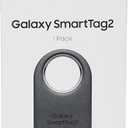 Samsung SmartTag2 (2023) Bluetooth + UWB, IP67 Water and Dust Resistant, Findable via App, 1.5 Year Battery Life - Black (International Version)