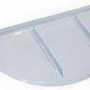 40 in. W X 16 in. D X 2-1/2 in. H Economy Round Flat Window Well Cover
