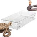 Large Dual Entrance Humane Snake Trap - Catches and Release All Kinds of Snakes - Reusable!