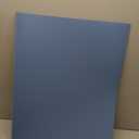 18x24 Blue Art Portfolio Folder Displaying 48 Pages With Plastic Sleeves