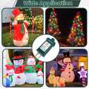 29V LED Power Supply, Christmas Tree Plug Adapter, IP44 Waterproof Class 2 Power Supply for Christmas String Light Inflatable Decorations(TS-8W29V)