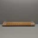 LazBlinds No Tools No Drill Cordless Bamboo Roman Shades, Light Filtering Window Treatment, Roll Up Bamboo Blinds for Windows 30'' W x 72'' H, Brown