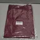 Women's V-Neck Scrub Top with 3 Pockets  Comfortable, Durable, Stretch Medical Uniform (Red, XXL)