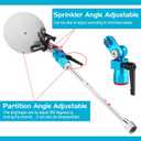 7 Pieces Paint Sprayer Airless Spray Guide Accessory Tool Guide Edge Spray Tool with 12 Inch, 30 Inch Extension Pole, 315, 517 Spray Tip and Tip Guard for Airless Paint Spray Gun Sprayer Painting, 1 Count