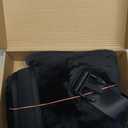 Toddler Airplane Bed & Travel Essentials - Kids Airplane Seat Extender, Portable Plane Bed for Flights (Black)