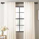 2 Pack Curtain Rods for Windows 48 to 84 Inch(4-7ft), 1 Inch Bronze Adjustable Heavy Duty Long Curtain Rod Set, Modern Style Outdoor Drapery Rods for Patio Bedroom, Size 32"- 90"