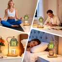 Candle Warmer Lamp with Timer Dimmer - Birthday Gift for Women Mom, Electric Wax Melter Warmer Adjustable Height for Jar Candles Housing Warming Home Decor (Green)