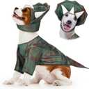 Triceratops Dog Costume Dinosaur Dog Costume Halloween Dino Pet Clothes for Pet Cat Halloween Party Cosplay Events Photo Props, Large
