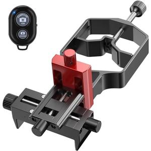 tridaptor - Universal Phone Scope Digiscoping Adapter|High-Precision XYZ Metal Telescope Mount 3-Axis Smartphone Holder for Spotting Scope Monocular Binos|Fits All Cell Phone Camera/Max 2.4" Eyepiece