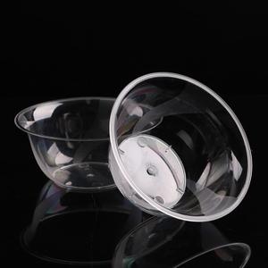 SADYFON 10.1 oz (300ml) Clear Hard Disposable Plastic Food Bowls, Ice Cream Dessert Bowls for Parties Serving, 50 Count