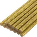 uxcell Mini Hot Glue Sticks for Glue Gun 7mm x 200mm Glitter Gold 12pcs