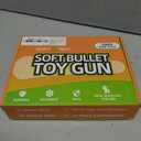 Toy Gun with 50 Foam Bullets, Soft Bullet Toy Guns with Shell Ejecting, Toy Foam Blasters & Guns for Boys, Gifts for Christmas Birthday Kids Adults Age 8+ Black